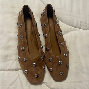 Madewell Mylie flats in acorn